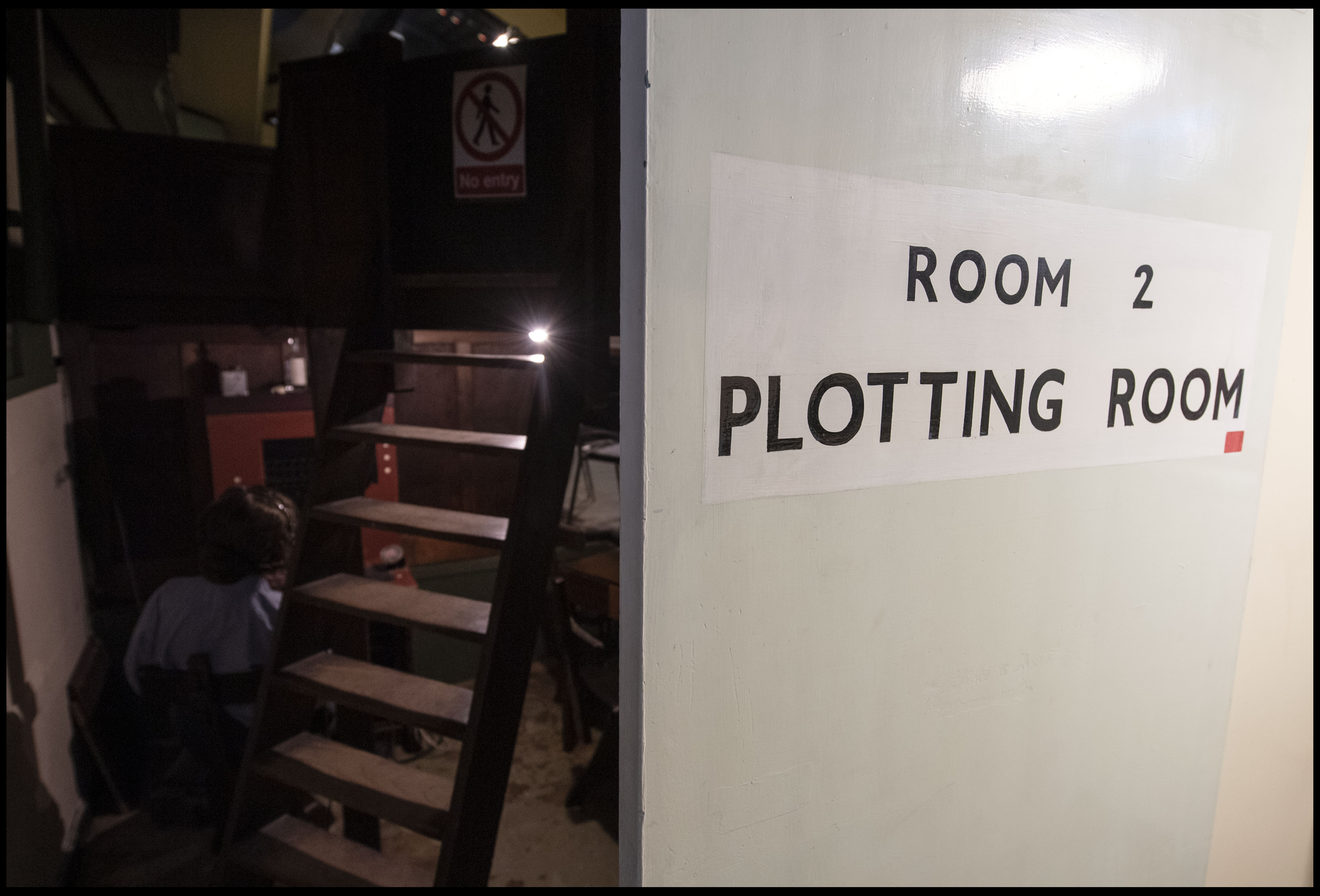 Entrance to the Plotting Room (Operations Room)